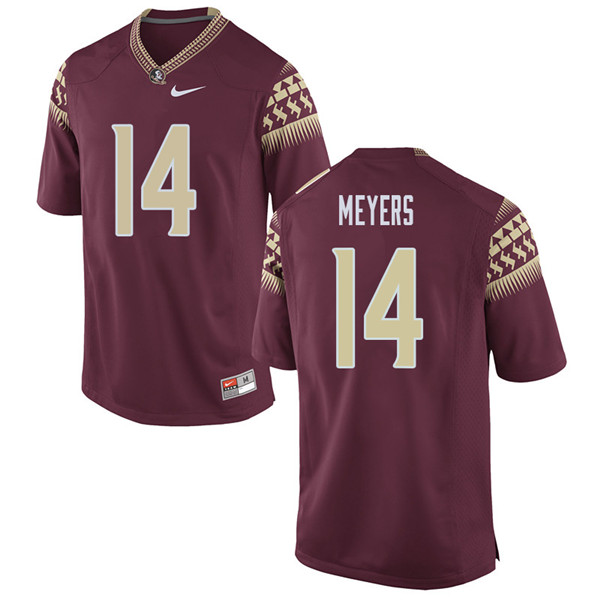 Men #14 Kyle Meyers Florida State Seminoles College Football Jerseys Sale-Garent